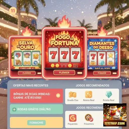 Ilustração de Descubra as Recompensas VIP no 77777vip e Slots Imperdíveis