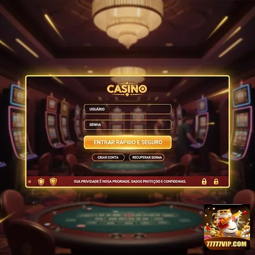 Ilustração de Descubra os serviços VIP do 77777vip em cassino online