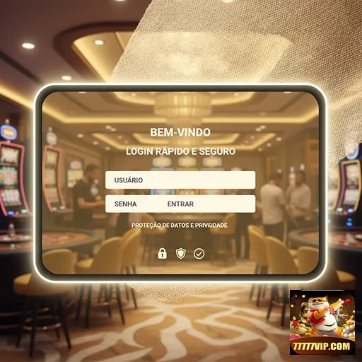 Ilustração de Descubra a Plataforma de Jogos 77777vip com Segurança Avançada