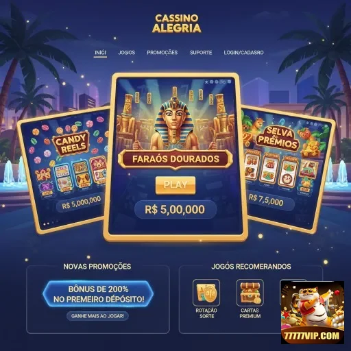 Ilustração de Descubra as ofertas VIP da 77777vip com saques rápidos